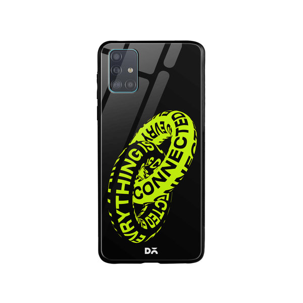 

DailyObjects Everything Is Connected Glass Case Cover For Samsung Galaxy A51