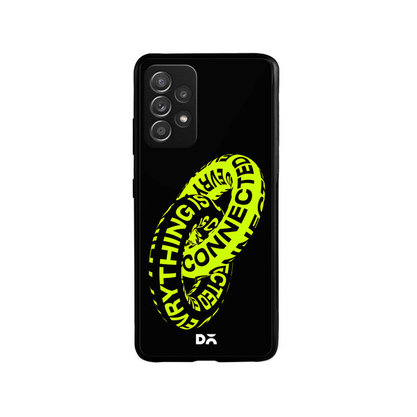 

DailyObjects Everything Is Connected Glass Case Cover For Samsung Galaxy A52