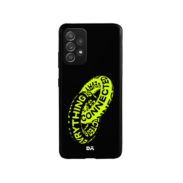 

DailyObjects Everything Is Connected Glass Case Cover For Samsung Galaxy A73