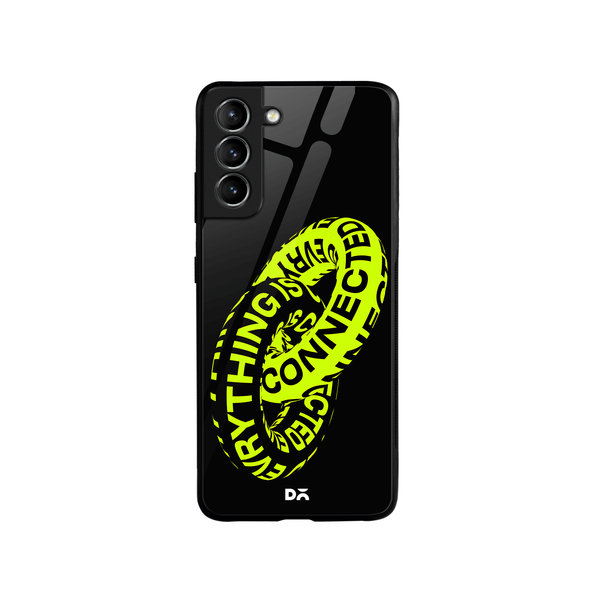 

DailyObjects Everything Is Connected Glass Case Cover For Samsung Galaxy S21