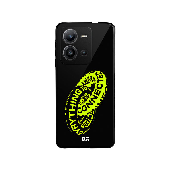 

DailyObjects Everything Is Connected Glass Case Cover For Vivo V25