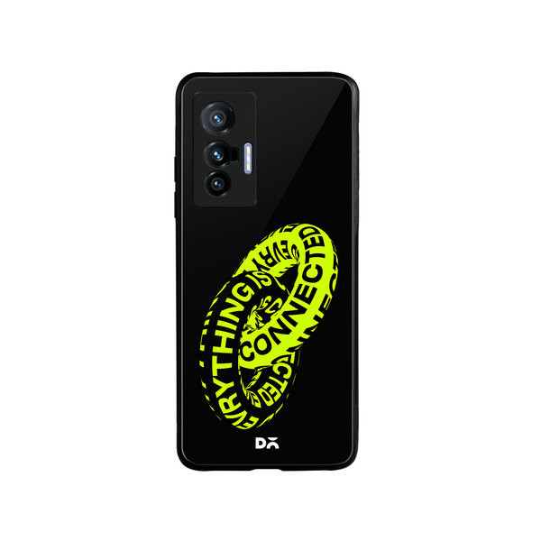 DailyObjects Everything Is Connected Glass Case Cover For Vivo X70