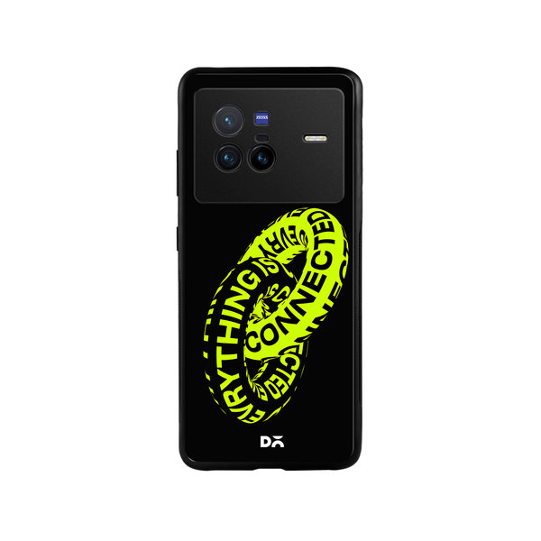 

DailyObjects Everything Is Connected Glass Case Cover For Vivo X80