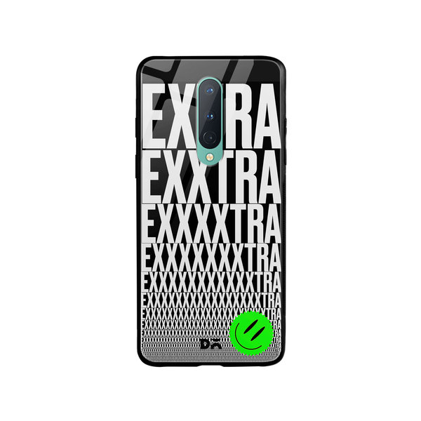 DailyObjects Extra Glass Case Cover For OnePlus 8