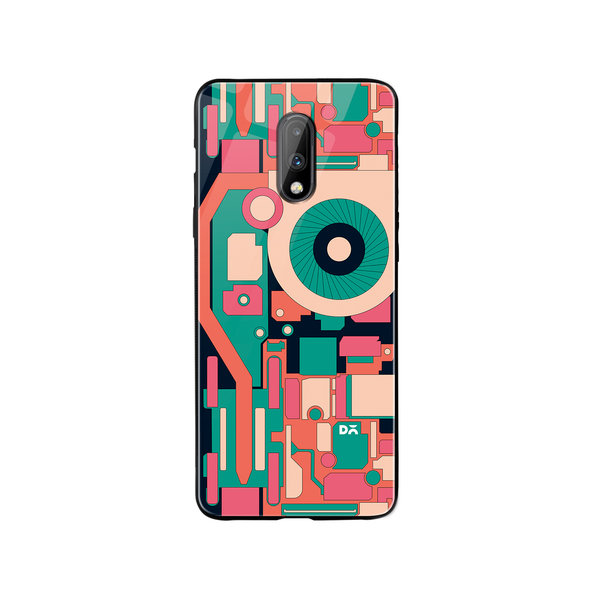 DailyObjects Fan-tilator Glass Case Cover For OnePlus 7