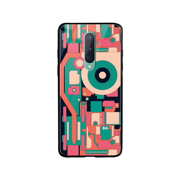 

DailyObjects Fan-tilator Glass Case Cover For OnePlus 8