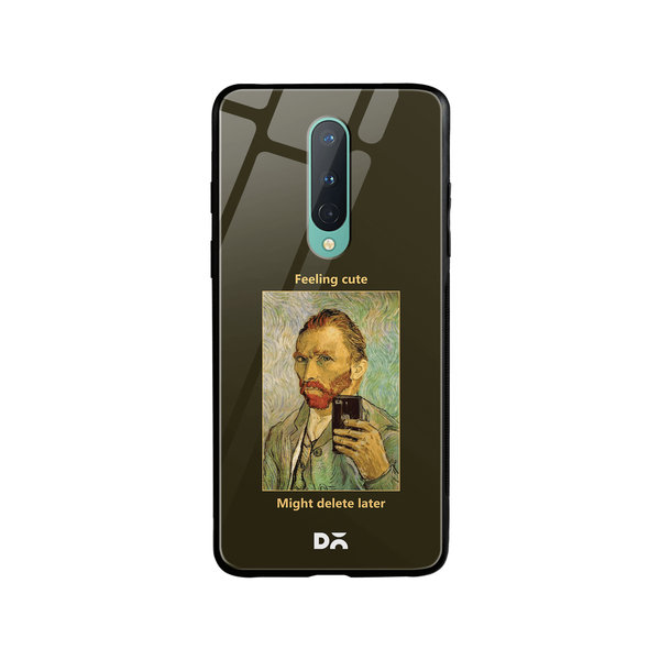 

DailyObjects Feeling Cute Glass Case Cover For OnePlus 8