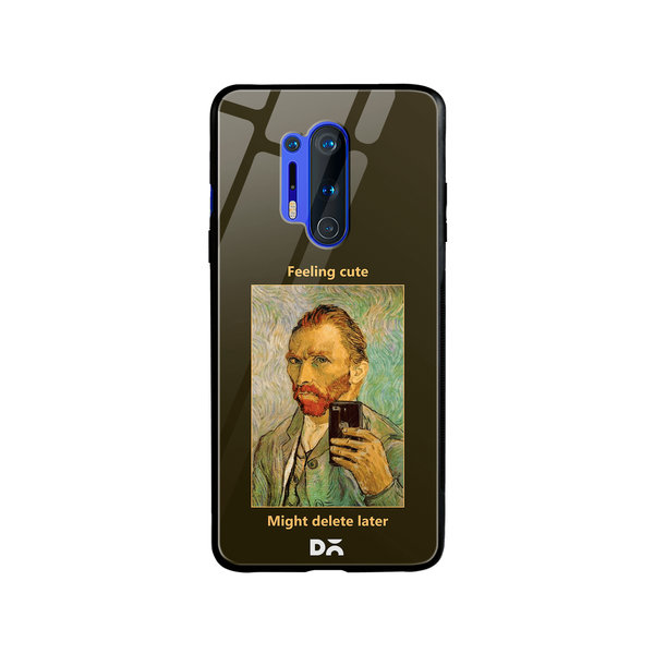 

DailyObjects Feeling Cute Glass Case Cover For OnePlus 8 Pro