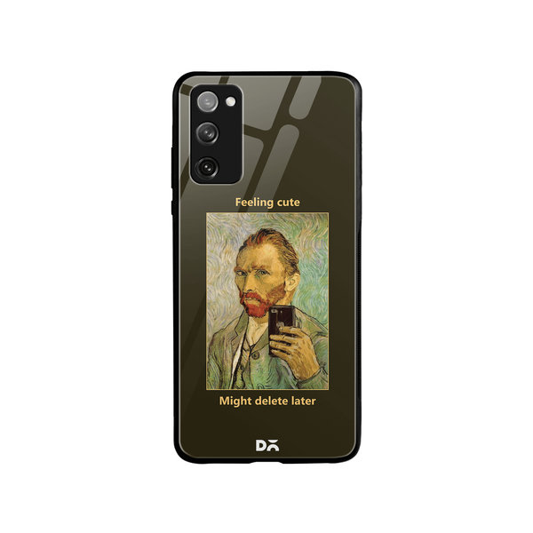 

DailyObjects Feeling Cute Glass Case Cover For Samsung Galaxy S20 FE