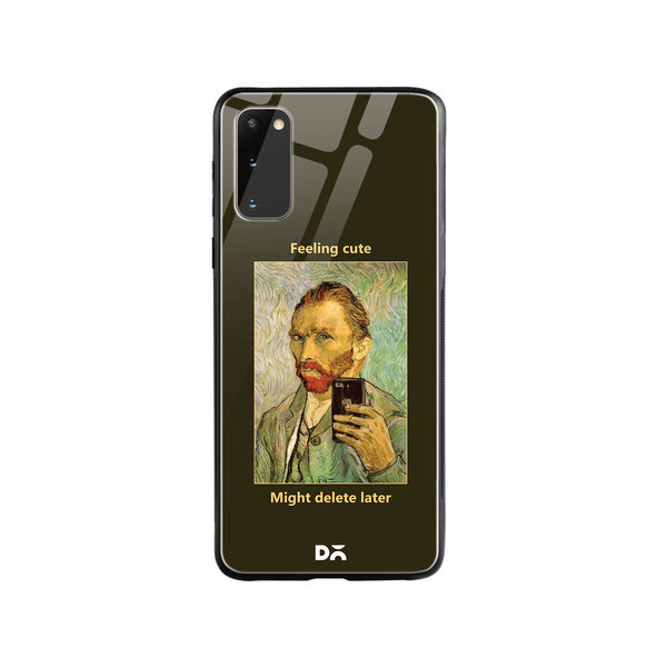 

DailyObjects Feeling Cute Glass Case Cover For Samsung Galaxy S20