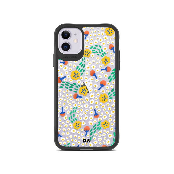 

DailyObjects Festive Flora Black Hybrid Clear Case Cover For iPhone 11