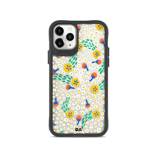 

DailyObjects Festive Flora Black Hybrid Clear Case Cover For iPhone 11 Pro
