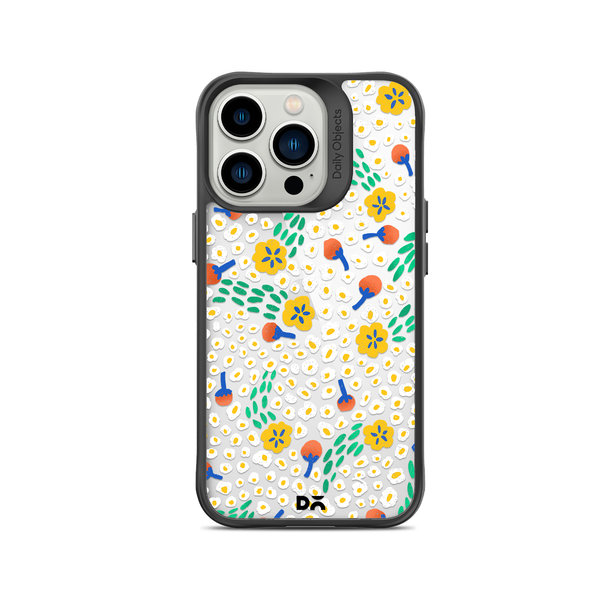

DailyObjects Festive Flora Black Hybrid Clear Case Cover For iPhone 15 Pro Max