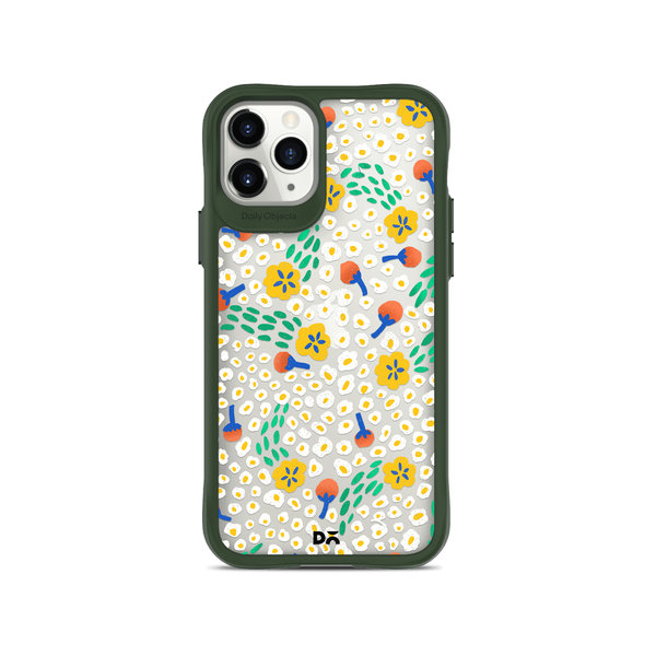 

DailyObjects Festive Flora Green Hybrid Clear Case Cover For iPhone 11 Pro Max