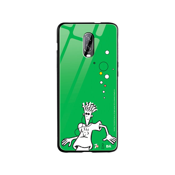 

DailyObjects Fido Bubbles Glass Case Cover For OnePlus 7