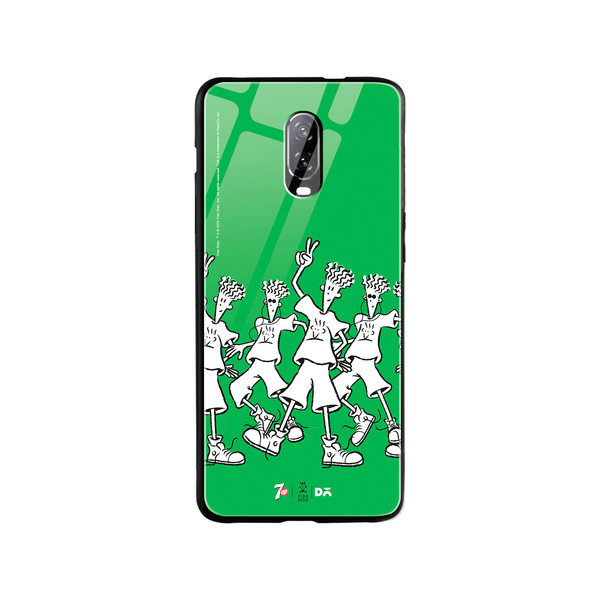 

DailyObjects Fido Clones Glass Case Cover For OnePlus 7