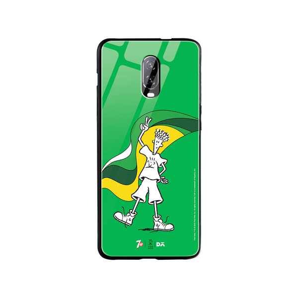 

DailyObjects Fido Hero Glass Case Cover For OnePlus 7