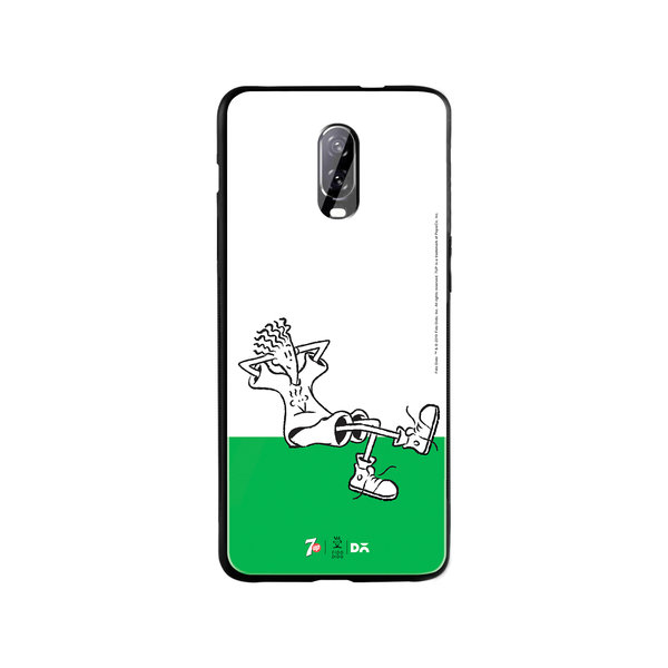 

DailyObjects Fido Sitting Glass Case Cover For OnePlus 7