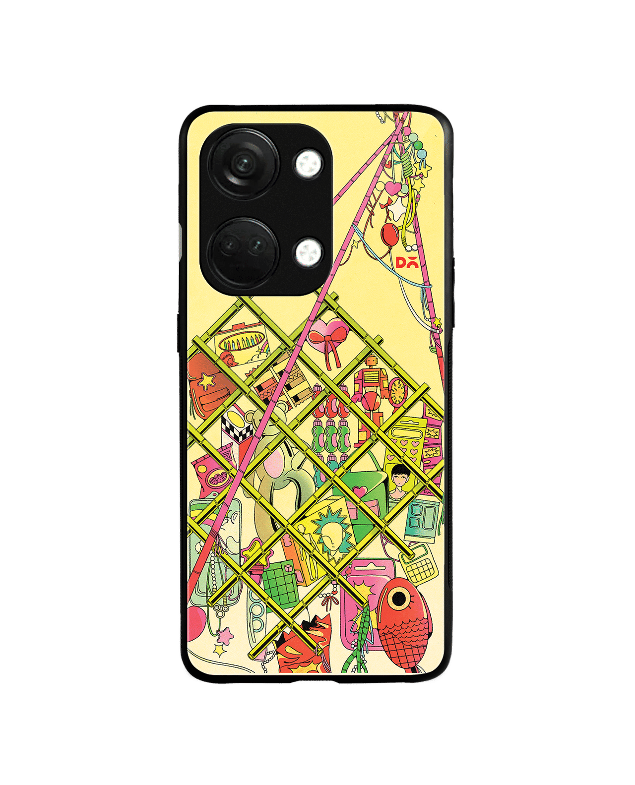 Fiesta Glass Case Cover For OnePlus Nord 3