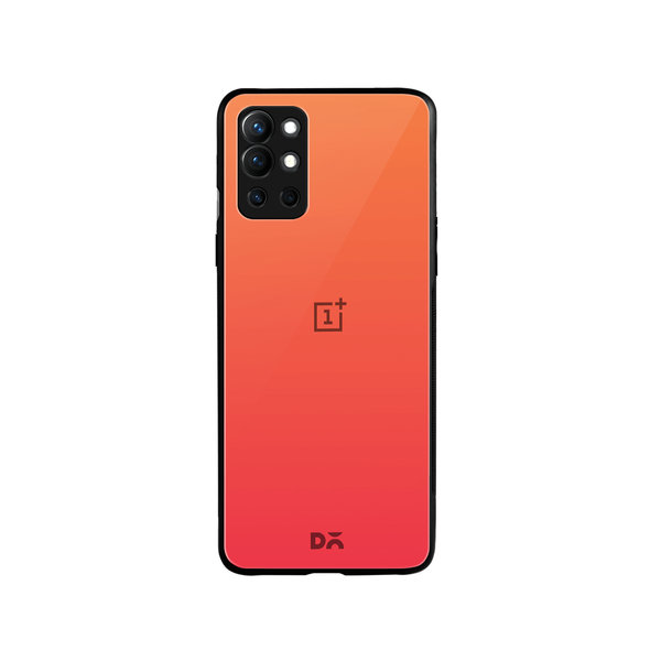 DailyObjects Fire Gradient Glass Case Cover For OnePlus 9R