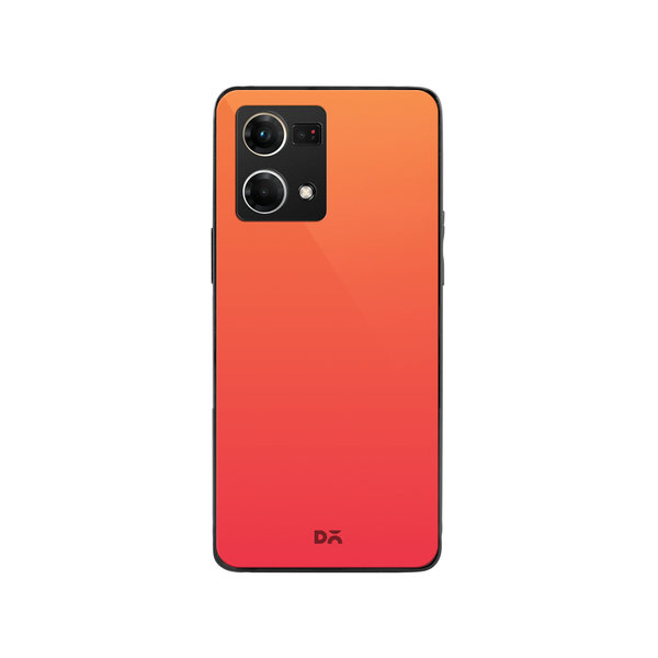 DailyObjects Fire Gradient Glass Case Cover For Oppo F21 Pro