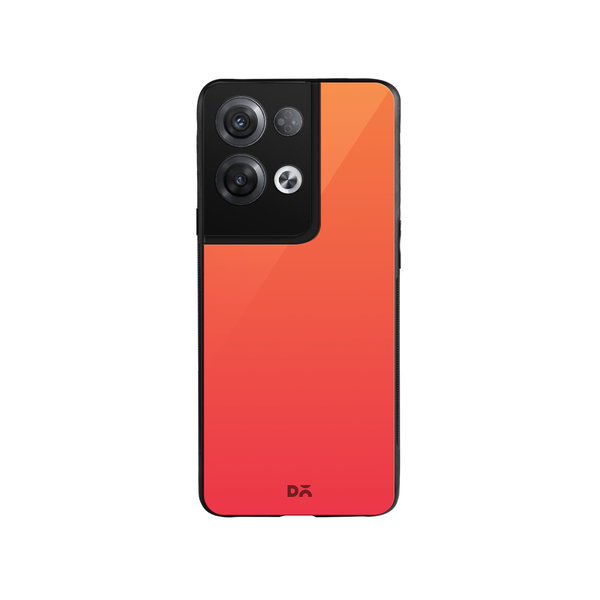 DailyObjects Fire Gradient Glass Case Cover For Oppo Reno 8