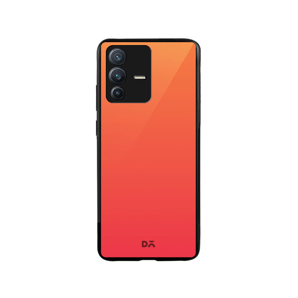 

DailyObjects Fire Gradient Glass Case Cover For Vivo V23