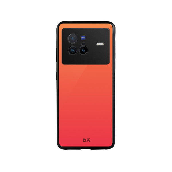 

DailyObjects Fire Gradient Glass Case Cover For Vivo X80