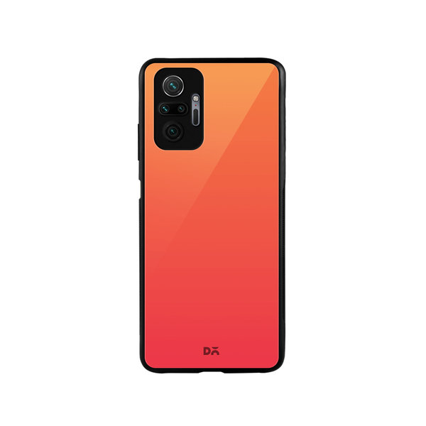 DailyObjects Fire Gradient Glass Case Cover For Xiaomi Redmi Note 10 Pro