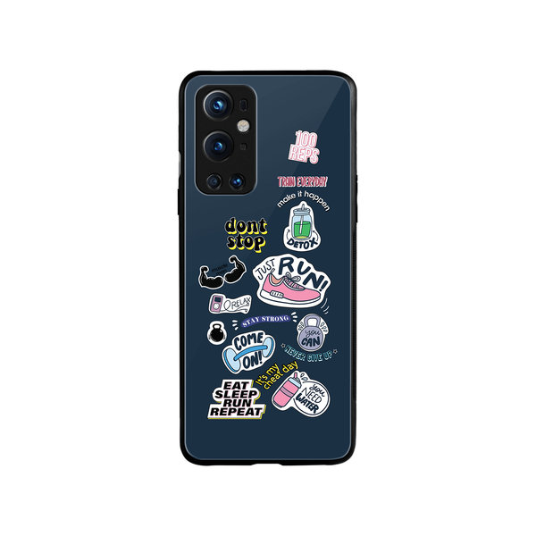 

DailyObjects Fitspiration Glass Case Cover For OnePlus 9 Pro