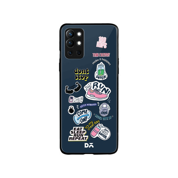 

DailyObjects Fitspiration Glass Case Cover For OnePlus 9R