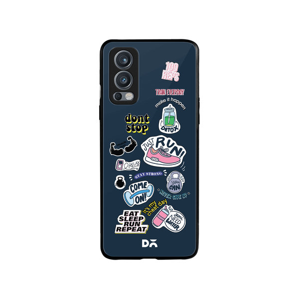 

DailyObjects Fitspiration Glass Case Cover For OnePlus Nord 2