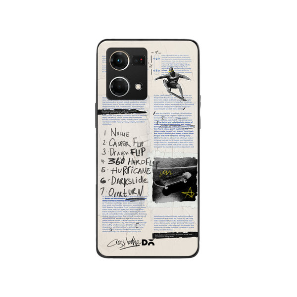 

DailyObjects Flipster Glass Case Cover For Oppo Reno 7