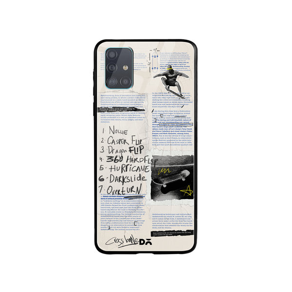 

DailyObjects Flipster Glass Case Cover For Samsung Galaxy A51