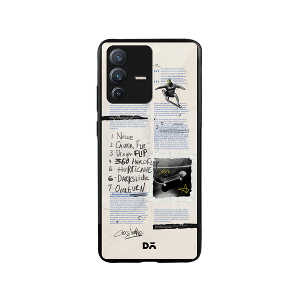 

DailyObjects Flipster Glass Case Cover For Vivo V23