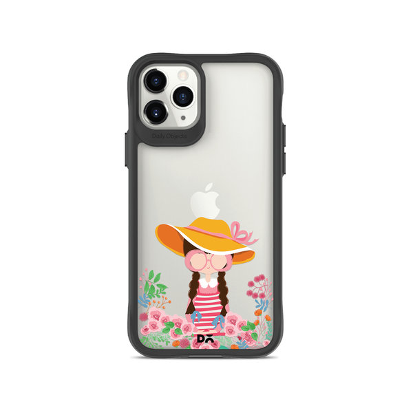 

DailyObjects Flower Nerd Black Hybrid Clear Case Cover For iPhone 11 Pro