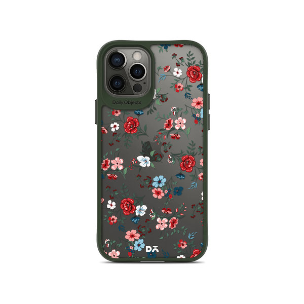 

DailyObjects Flower Sheet Green Hybrid Clear Case Cover For iPhone 12 Pro Max