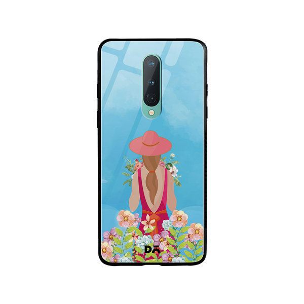 

DailyObjects Flowerland Glass Case Cover For OnePlus 8