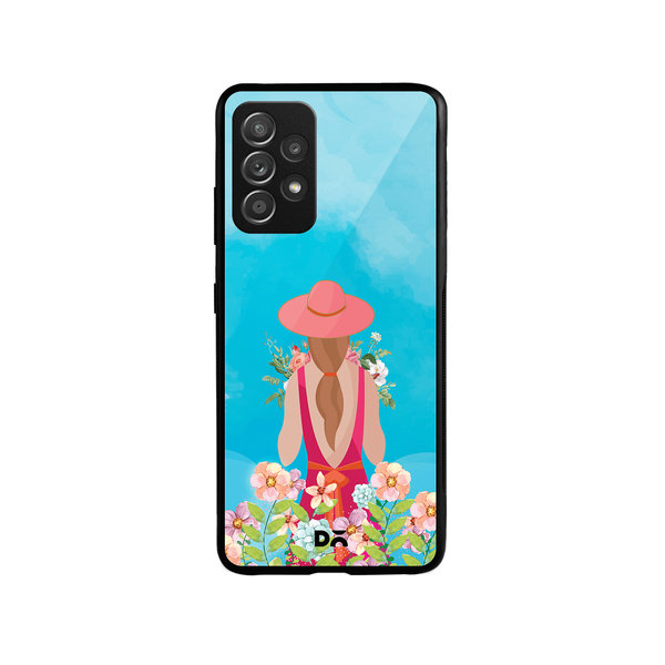 

DailyObjects Flowerland Glass Case Cover For Samsung Galaxy A52