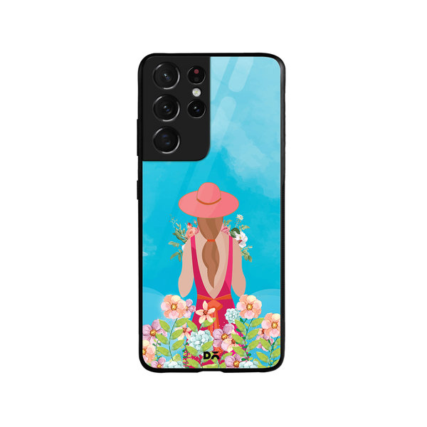 

DailyObjects Flowerland Glass Case Cover For Samsung Galaxy S21 Ultra