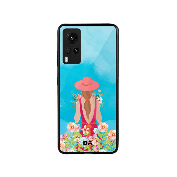 

DailyObjects Flowerland Glass Case Cover For Vivo X60