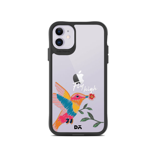 

DailyObjects Fly High Black Hybrid Clear Case Cover For iPhone 11