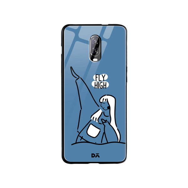 

DailyObjects Flying High Glass Case Cover For OnePlus 7