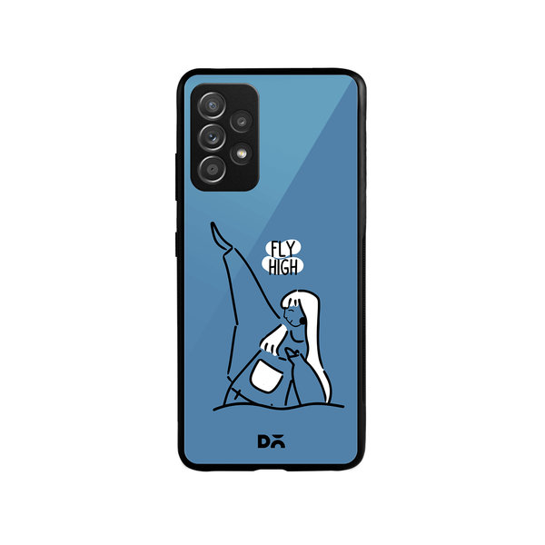 

DailyObjects Flying High Glass Case Cover For Samsung Galaxy A52