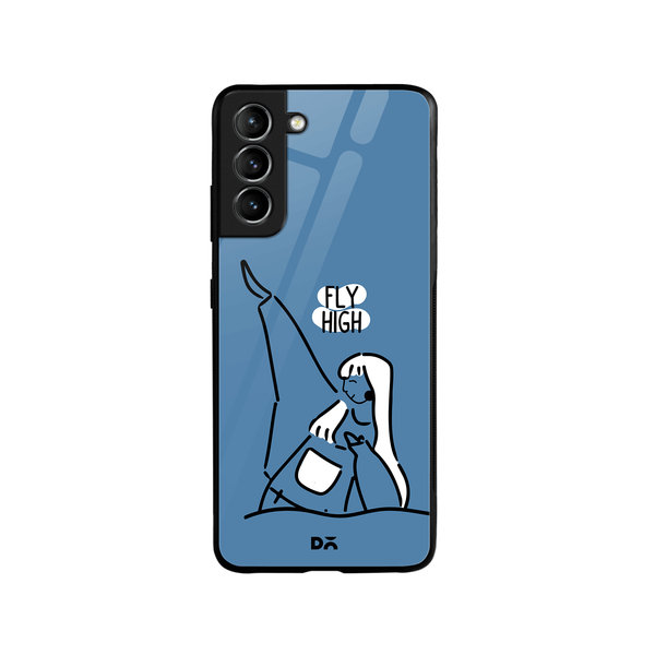 

DailyObjects Flying High Glass Case Cover For Samsung Galaxy S21 Plus
