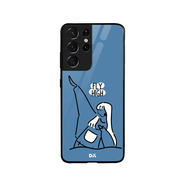 

DailyObjects Flying High Glass Case Cover For Samsung Galaxy S21 Ultra