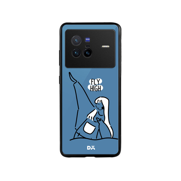

DailyObjects Flying High Glass Case Cover For Vivo X80