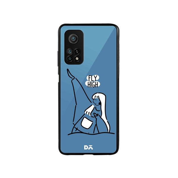 

DailyObjects Flying High Glass Case Cover For Xiaomi Mi 10T