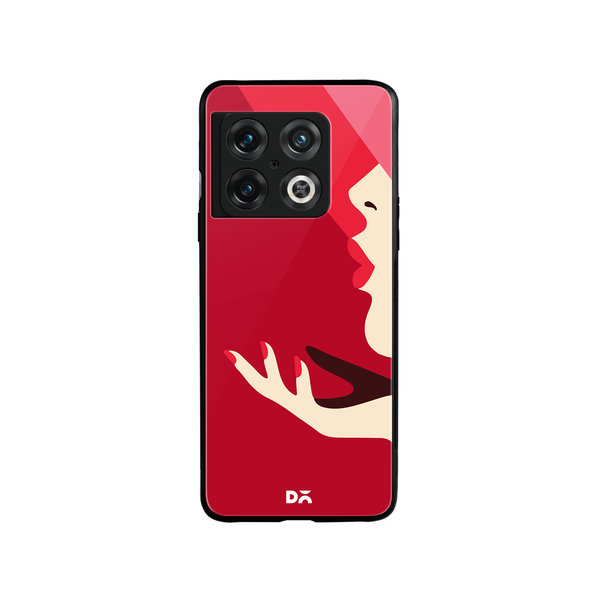 

DailyObjects Flying Kiss Glass Case Cover For OnePlus 10 Pro