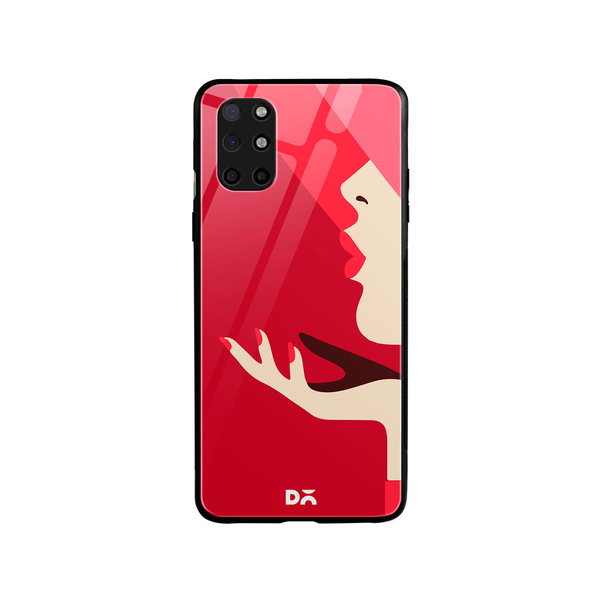 

DailyObjects Flying Kiss Glass Case Cover For OnePlus 8T